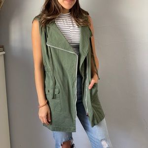 Olive Green Vest